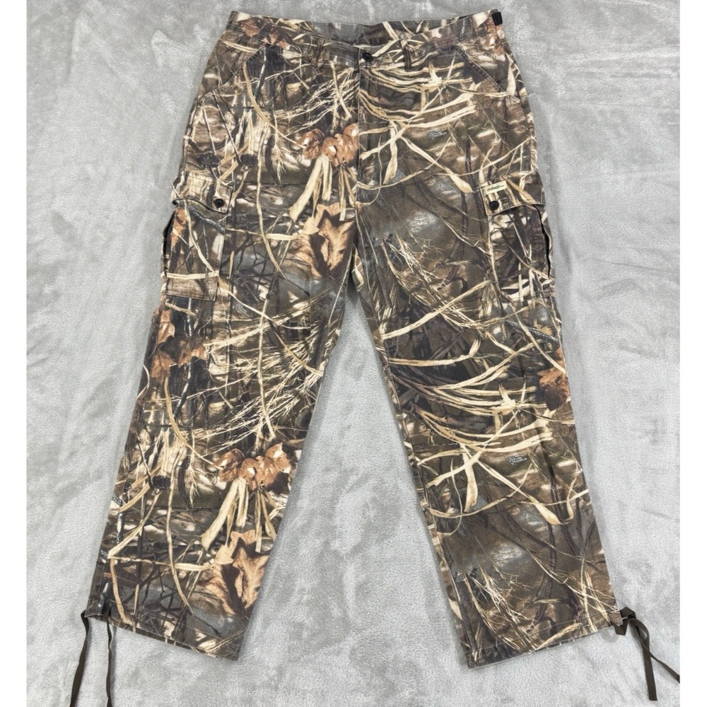 Gander Mountain Camo Pants Mens XL 40x30 Hunting Cargo Advantage Max-4 HD Hiking